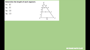 How many months will it take the horse's m … ane to grow 24 over 10 centimeters? Determine The Length Of Each Segment Triangle Proportionality Theorems Youtube