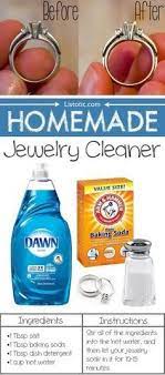 22 Everyday Products You Can Easily Make From Home Homemade Jewelry Cleaner Cleaning Hacks Cleaning