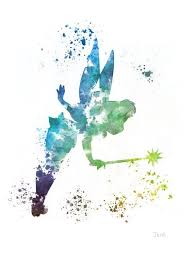 Tinker Bell Fee Illustration De Tirage D Art De Par Subjectart Disney Dessin Artwork Princesse Watercolor Disney Disney Wallpaper Disney Drawings