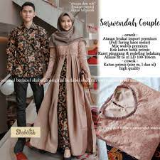 Sarwendah Couple Sarimbitan Jaman Now Baju Kondangan Kekinian Banting Harga Baju Murah Solo Shopee Indonesia