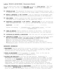 lab l1 physics lab methods measurement of density