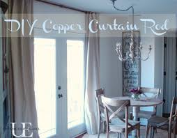 Mine ended up being quite a bit different {since i had to use two along my window wall in my dining room}, but i certainly wouldn't have thought to do this without inspiration from the house of hepworths. Diy Copper Curtain Rod For My French Doors Unexpected Elegance