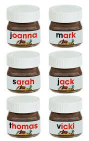 For the redesign of this package, it will be simplified and made to stand out. 220g Personalised Nutella Jar Label Printable Download Nutella Jar Personalised Nutella Jar Nutella Label