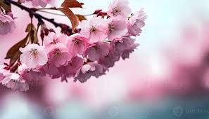 Sakura flowers or Cherry blossoms in full bloom on a pink background and  backdrop, copy space for text, good as banner and wallpaper, season  greetings, and other design material. 23522981 Stock Photo