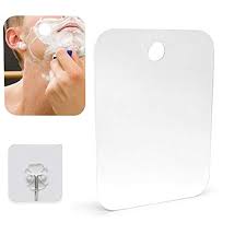Xoyo Large Fogless Shower Mirror 11inx7 48in Includes 1 Adhesive Hooks Anit Fog Shower Mirror Shower Ma Shower Mirror Hanging Wall Mirror Frameless Shower