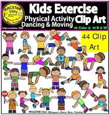 Kids Exercise Physical Activity Dancing And Moving Clip Art Macstar Clips 44 Images In Total This Exercise For Kids Physical Activities Stretches For Kids