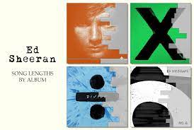 Excited for this cause he said the album is nothing like bad habits. Ed Sheeran Song Lengths By Album Oc Edsheeran