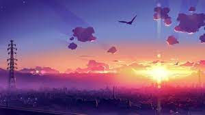 Hd wallpapers and background images aesthetic,anime,wallpaper,aesthetic wallpaper,aesthetic anime loops,aesthetic anime clips,anime wallpaper download tokyo ghoul sunset 4k hd wallpaper from the above hd widescreen 4k 5k 8k ultra hd resolutions for desktops laptops, notebook, apple. Anime Sunset 1366x768 Imgur Anime Scenery Wallpaper Anime Background Anime Scenery