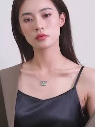 Kalung Liontin Amplop Surat Cinta Terukir Kustom Kalung Baja Tahan Karat  Opeanable Kristal Dapat Ditarik untuk Pasangan