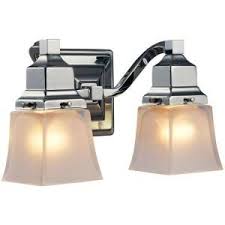Hampton Bay 2 Light Chrome Vanity Light With Etched Glass Shades 05659 Home Depot Light Fixture Bathroom Light Fixtures Hampton Bay