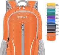 ZOMAKE Zaino Pieghevole Ultraleggero Zaini Ripiegabile Piccolo 25L Packable  Backpack Da Trekking Per Donna Uomo Viaggio Campeggio Città ...