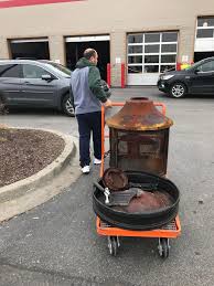 Tuscan tile mission style fire pit table. This Guy Returned This Burnt Pile Of Scrap Metal Fire Pit At Costco Last Week Lol Costco