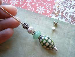 Diy Hat Pin Tutorial Rings And Things Easy Jewelry Hat Pins Hat Pins Diy