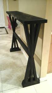 A 42inches Tall Media Table For Under Your Wall Mounted Tv It Is Stained In Ebony Color It S 5feet Wide And 12inches Deep This Is Built Tavolo Alto Tavolo Tv