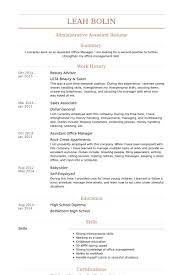 beauty consultant resume girly mind