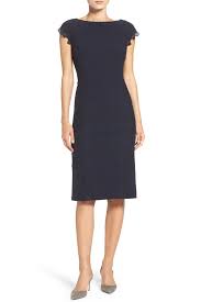 Maggy London Lace Detail Crepe Sheath Dress Nordstrom Rack Work Dresses For Women Dresses Womens Cocktail Dresses
