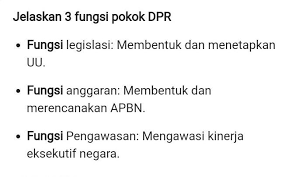 Persidangan dewan rakyat 24 ogos 2020 (sesi petang). 3 Fungsi Dpr