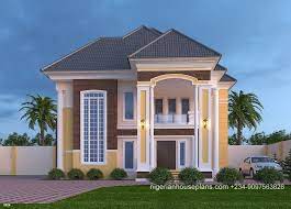 See beautiful nigerian house plan designs for modern residential and commercial bungalows with penthouses and duplexes, all on an average budget! 5 Bedroom Duplex Ref 5024 Nigerianhouseplans House Construction Plan House Plan Gallery Model House Plan