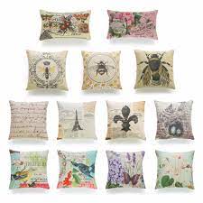 Couch pillows, especially ones used everyday, attract dirt, bacteria, dust, mold and mites. Decorative Throw Pillow Case Vintage French Bird Paris Bee Cotton Linen Heavy Weight Fabric Sofa Car Chair Couch Cushion Cover Cushion Cover Couch Cushions Coversdecorative Throw Pillows Case Aliexpress