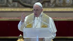 Le pape françois lisant sa bénédiction urbi et orbi, à la ville et au monde le 25 décembre 2020. Easter Urbi Et Orbi Blessing With Pope Francis 11 April 2020 Hd Youtube