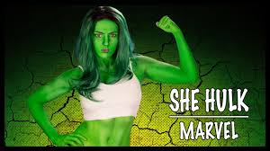 she hulk von marvel in 6min makeup