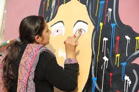 An Artistic Day With Glowgraffiti At Multan College Of Arts College Art Graffiti Art