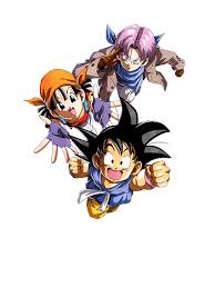 Lr Trunks Goku And Pan Borrows Str Pan S Art Dbzdokkanbattle