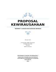 Maybe you would like to learn more about one of these? Proposal Usaha Jajanan Bandung Docx Proposal Kewirausahaan U201cbandros U201d Jajanan Khas Bandung Kekinian Disusun Oleh I Gusti Putu Yudha Tresnawan Course Hero