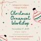 Christmas Ornament Workshop event image