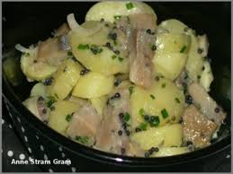 Salade De Pommes De Terre Au Hareng Fume Recette Ptitchef Recette Salade Pomme De Terre Recette Hareng Hareng Fume