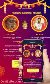 Hindu traditions encompass art, vibrant designs, rich customs, rituals and blessings that unite the so while selecting the indian hindu wedding card, go for our techniques which. Free Indian Wedding Invitation Card Maker Online Invitations