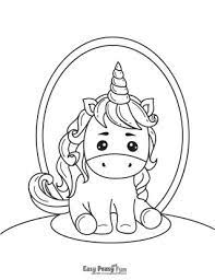 They can, of course, be colored any way you or your child want — you don't have to follow the example above! Unicorn Coloring Pages 50 Printable Sheets Easy Peasy And Fun