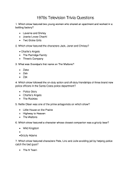 We did not find results for: 1970s Television Trivia Test Template With Answer Sheet Printable Pdf Download