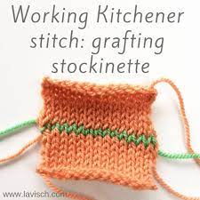 Was it knit, purl, knit, purl? Tutorial Kitchener Stitch Grafting Stockinette La Visch Designs