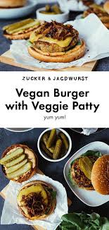 Vegan Burger With Veggie Patty Rezept Bratlinge Jagdwurst Wurstchen