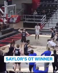 RIGHT PLACE, RIGHT TIME Last-second heroics in overtime from Daniel Saylor  helped UAH hold off Valdosta State in big top-15 matchup. 🎥  @flocollegebasketball