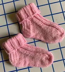 Knitting For Baby The Free Perfect Newborn Socks Pattern New England S Narrow Road