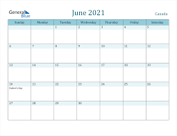 June 2021 Calendar Canada Download free printable 2021 calendar canada templates in excel and pdf format. june 2021 calendar canada