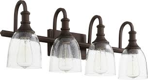 4.5 out of 5 stars. Quorum Richmond 4 Light Bathroom Vanity Light In Oiled Bronze Lightsonline Com