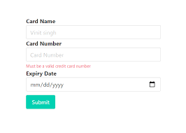 Click the 'generate' button to create the credit card details. How To Validate If Input In Input Field Is A Valid Credit Card Number Using Express Validator Geeksforgeeks