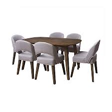 Great savings & free delivery / collection on many items. Tiffany 7 Piece Dining Set One Size Gray From Corliving Ibt Shop