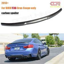 For Bmw F36 Carbon Rear Spoiler M4 Style 4 Series 4 Door Gran Coupe Carbon Spoiler 2014 2015 2016 - Up 420i 420d 428i 435i Gran Coupe Coupe Bmw