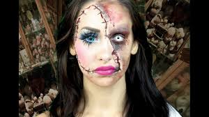 makeup tutorial scary doll