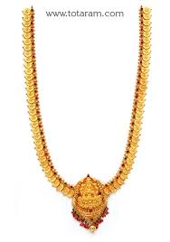 22k Gold Lakshmi Kasu Long Necklace Temple Jewellery Gold Jewelry Stores Gold Jewellery Design Necklaces Bridal Gold Jewellery