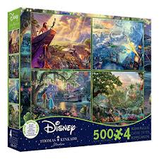 Check availability at nearby stores. Ceaco Thomas Kinkade The Disney Dreams Collection 4 In 1 Multipack Lion King Peter Pan Princess The Frog Jungle Book Jigsaw Puzzles 4 500 Pieces Pricepulse