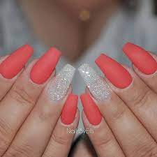 So coffin nails are long af and they're shaped like, ya know, coffins. Coffin Nails Ideas For Enchanting Look Naildesignsjournal Com Coffin Shape Nails Coral Nails Beauty Nails