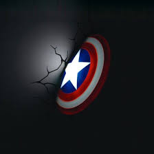 3dlightfx Marvel Captain America Shield Wandlamp Led Superhelden Slaapkamer 3d Kunst Aan De Muur Superhelden