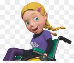 Fireman Sam Wheelchair Disability Dilys Price Clip