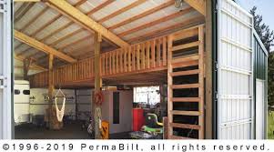 Can a pole barn garage be attached to a house? Horse Pole Barn Port Angeles