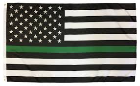 All black american flag 3x5 ft us flag, embroidered stars, sewn stripes, brass grommets blackout tactical us black flag, heavy duty usa flags. Thin Green Line Black And White American Flag 3x5 I Americas Flags
